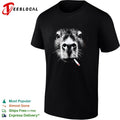 Capybara smoking a cigarette pop culture animal portrait aesthetic humor shirt