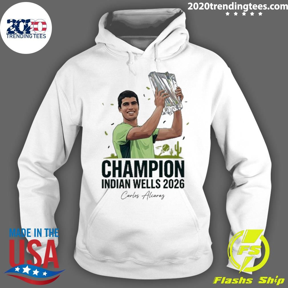 Carlos Alcaraz Indian Wells Champion 2026 Signature Shirt