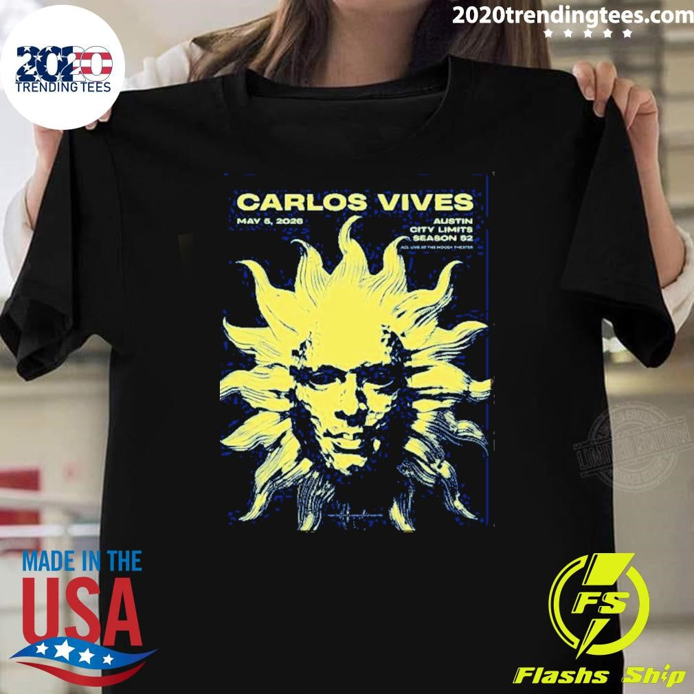 Carlos Vives Show May 05 2026 Austin, Texas Poster Shirt