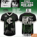 Carlton Blues Football x Post Malone Big Ass World Tour 2026 Football Jersey