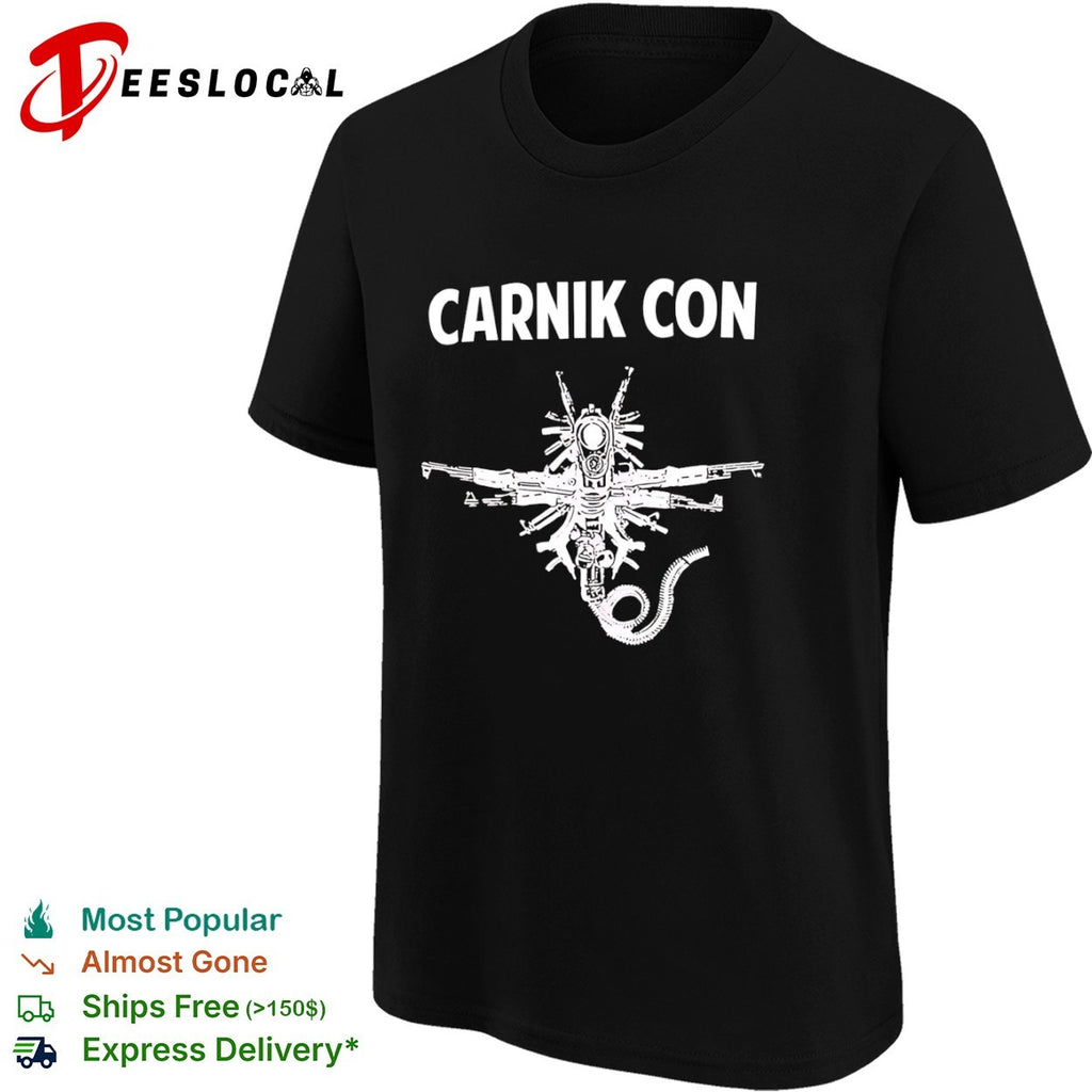 Carnik Con Alien Xenomorph Firearm Construct Gun Culture Shirt