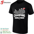Carolina Hurricanes 2026 Eastern Conference Champions city skyline names shirt