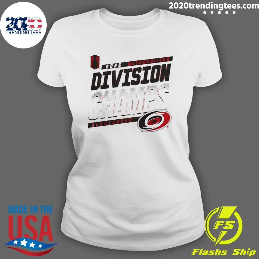 Carolina Hurricanes 2026 Metropolitan Division Champions Logo Shirt