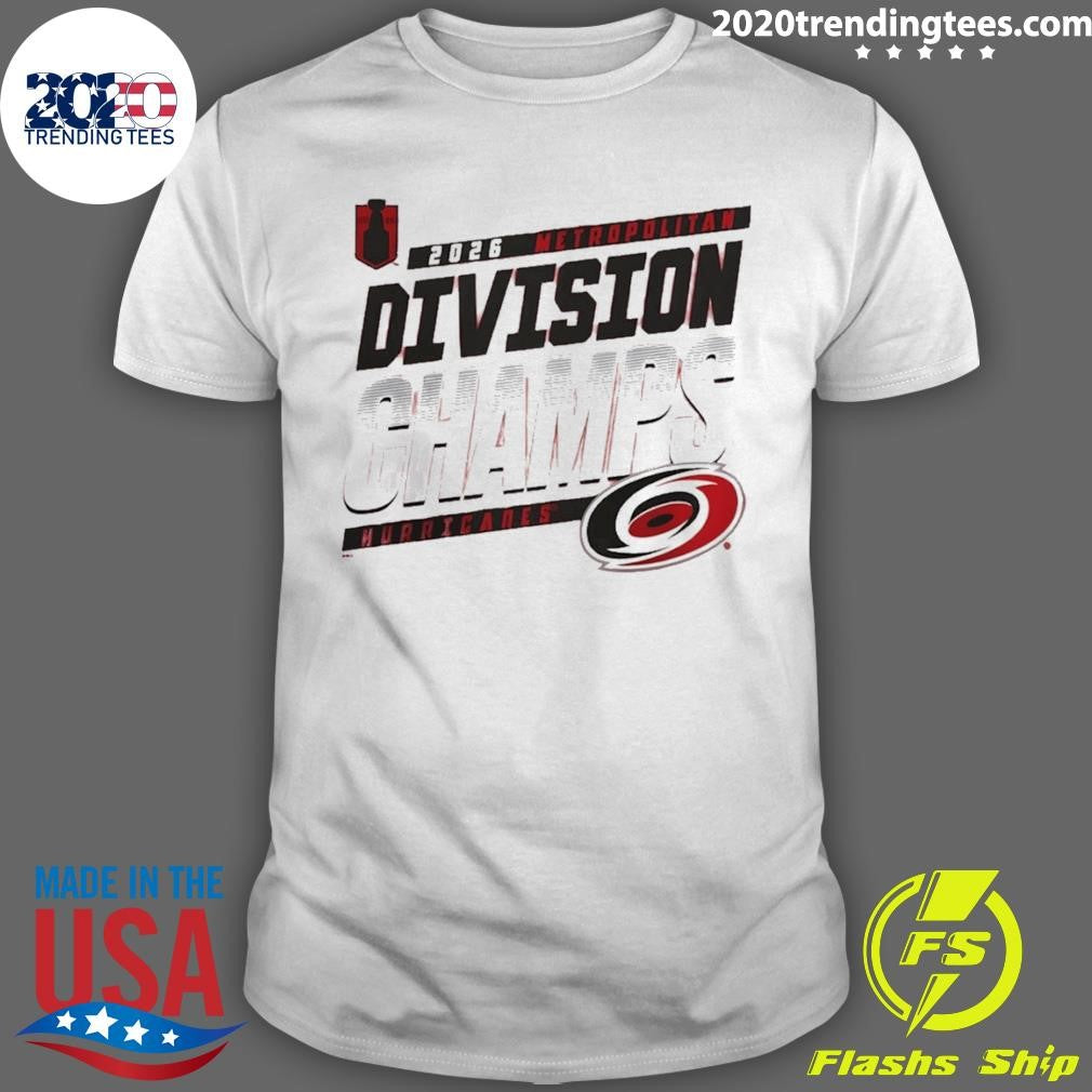 Carolina Hurricanes 2026 Metropolitan Division Champions Logo Shirt