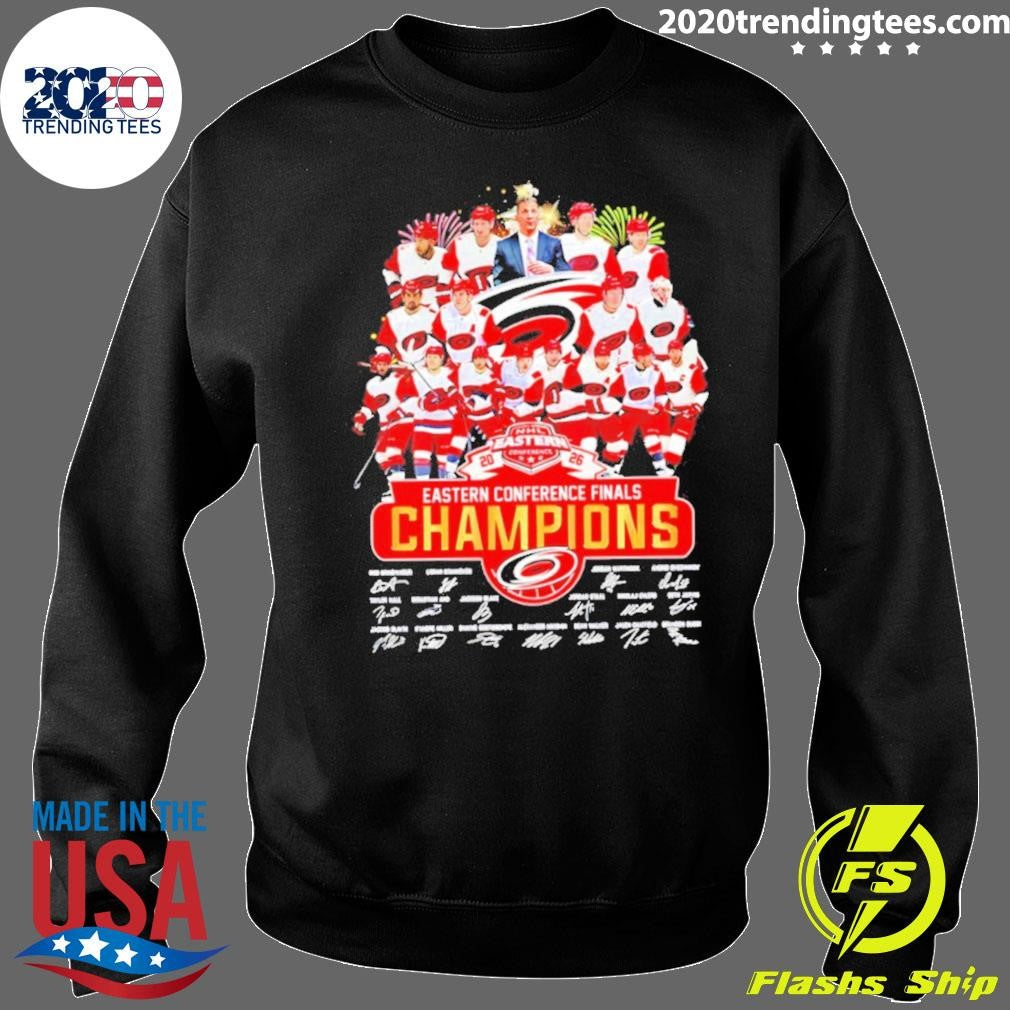 Carolina Hurricanes 2026 Nhl Eastern Conference Champions Autographed Shirt