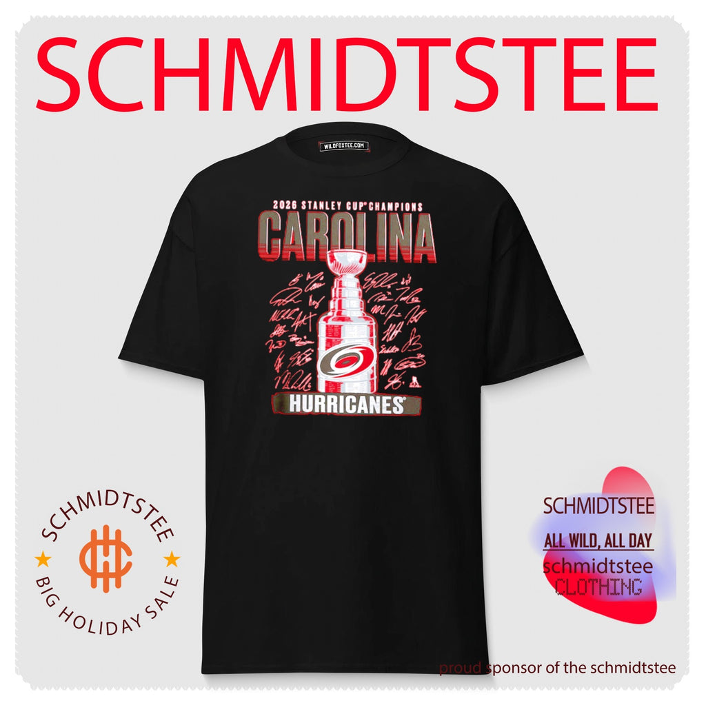Carolina Hurricanes 2026 Stanley Cup Champions Signature Roster shirt