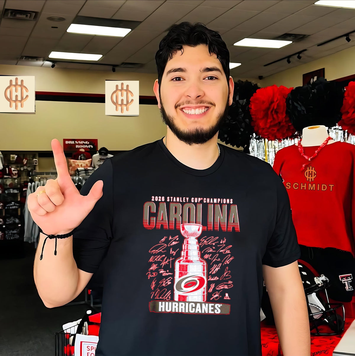 Carolina Hurricanes 2026 Stanley Cup Champions Signature Roster shirt