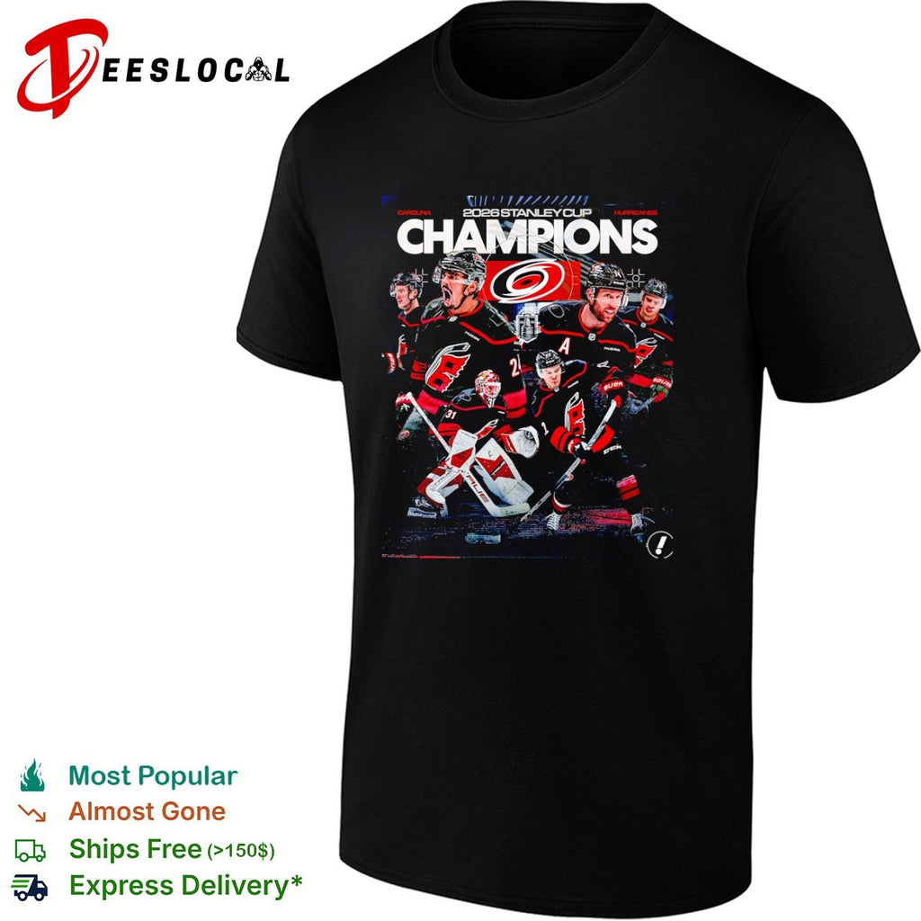 Carolina Hurricanes 2026 Stanley Cup Champions shirt