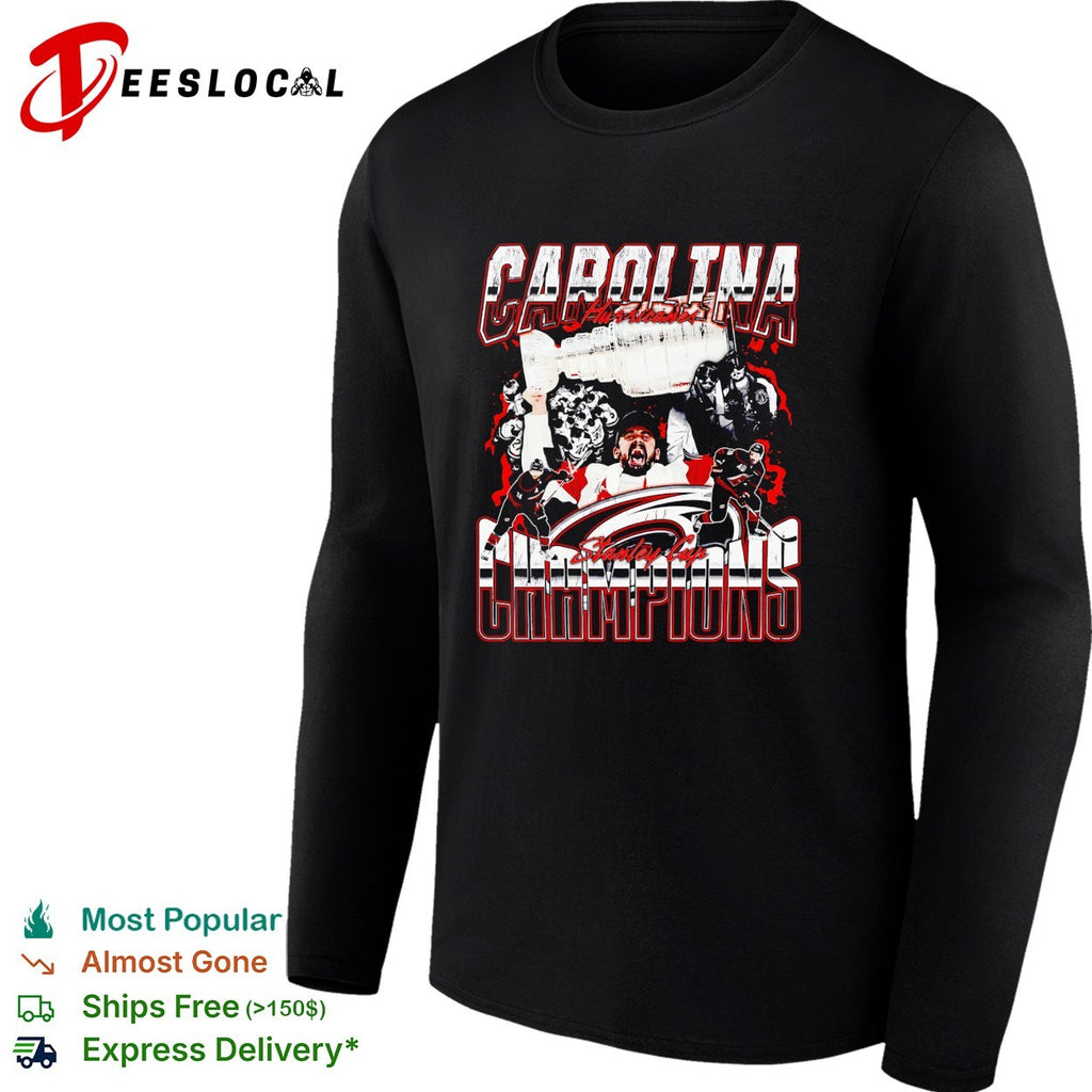 Carolina Hurricanes 2026 Stanley Cup champions team photo trophy shirt