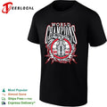 Carolina Hurricanes 2026 World Champions trophy lightning wreath bold logo art shirt