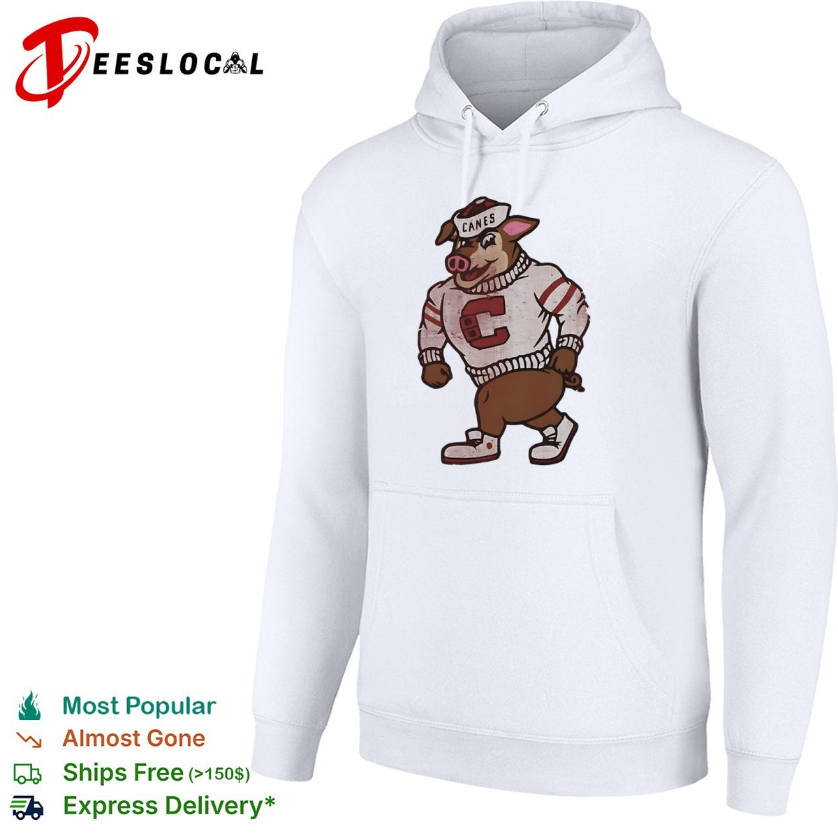 Carolina Hurricanes Canes Pig Mascot hockey shirt