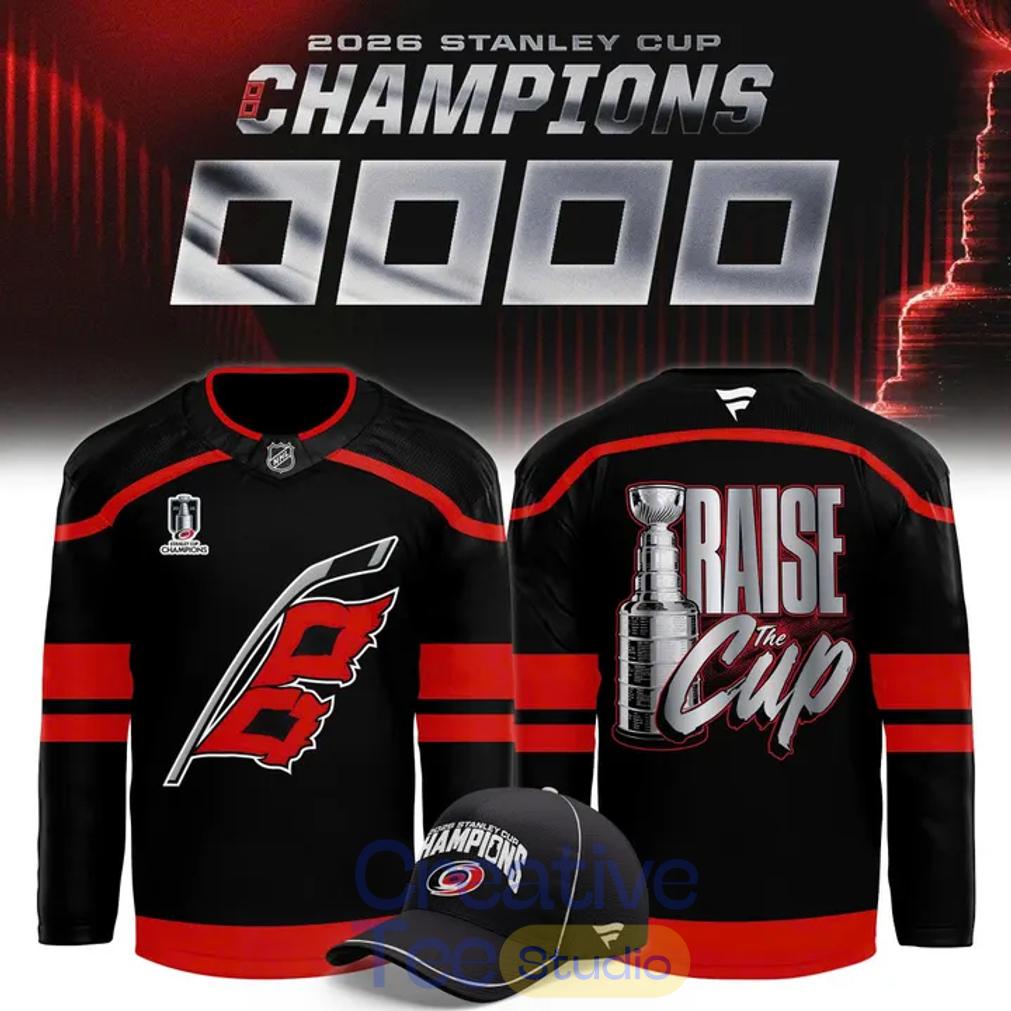 Carolina Hurricanes 2026 Stanley Cup Champions Hockey Jersey