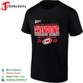 Carolina Hurricanes Eastern Conference Champs 2026 NHL Final bold fan text shirt