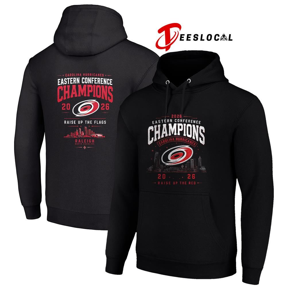 Carolina Hurricanes Eastern Conference commemorative city skyline shirt