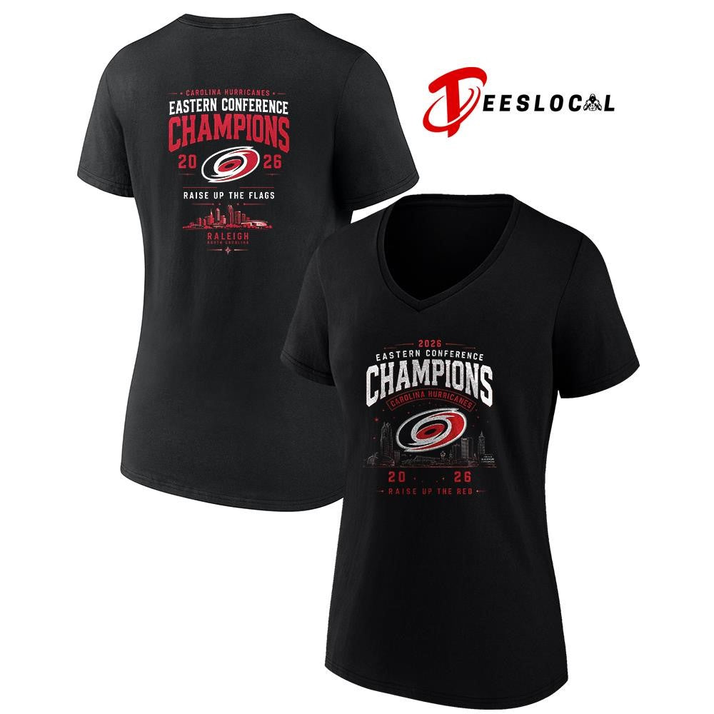 Carolina Hurricanes Eastern Conference commemorative city skyline shirt