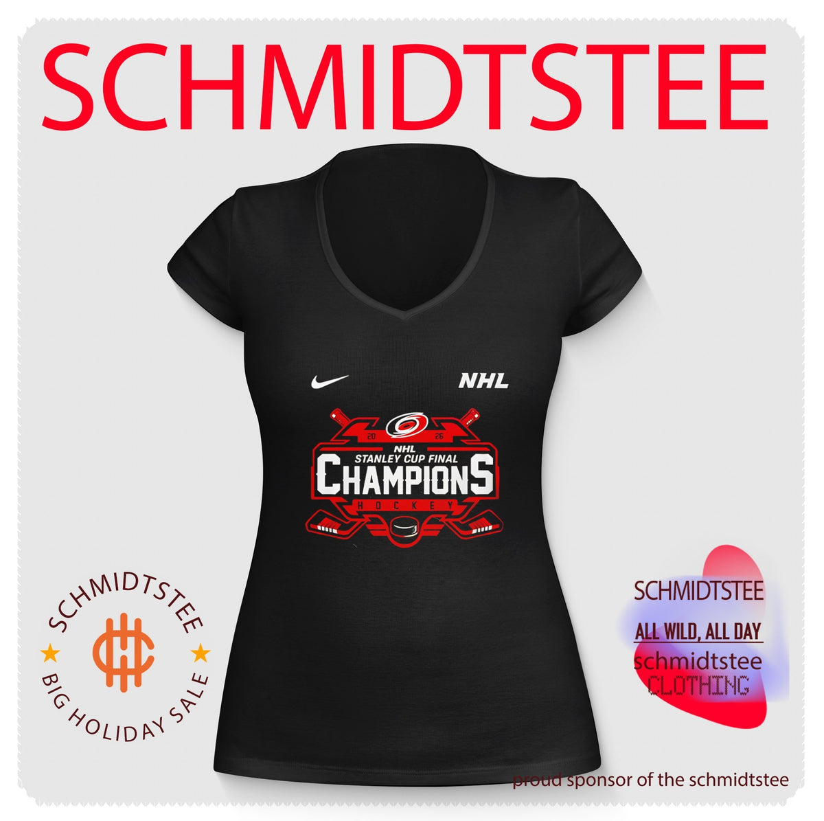 Carolina Hurricanes NHL Stanley Cup Champions 2026 logo shirt