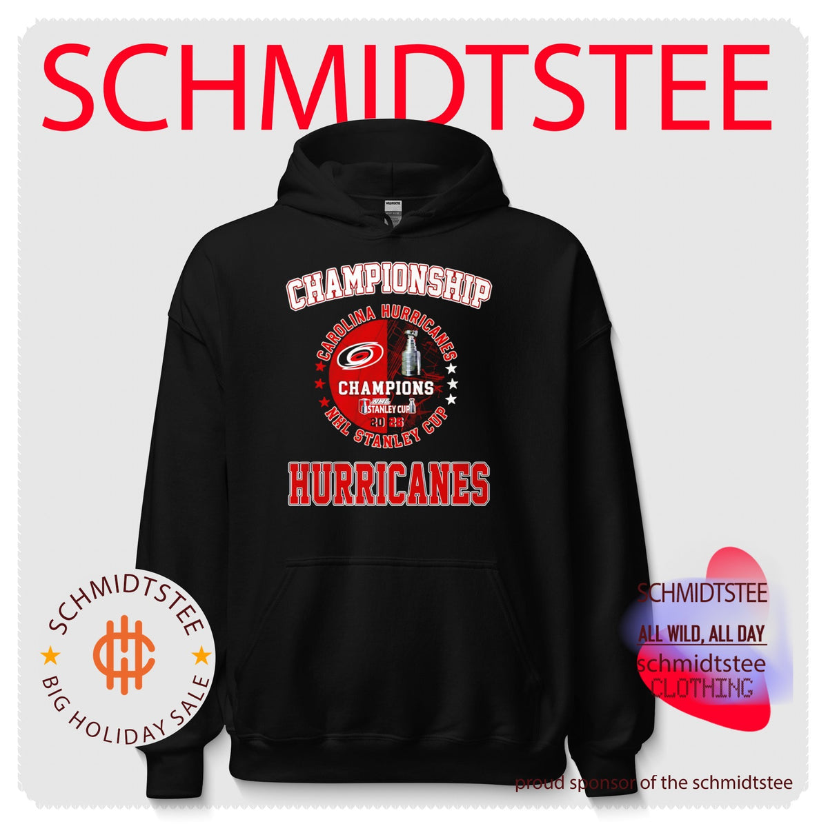 Carolina Hurricanes NHL Stanley Cup Champions 2026 trophy shirt