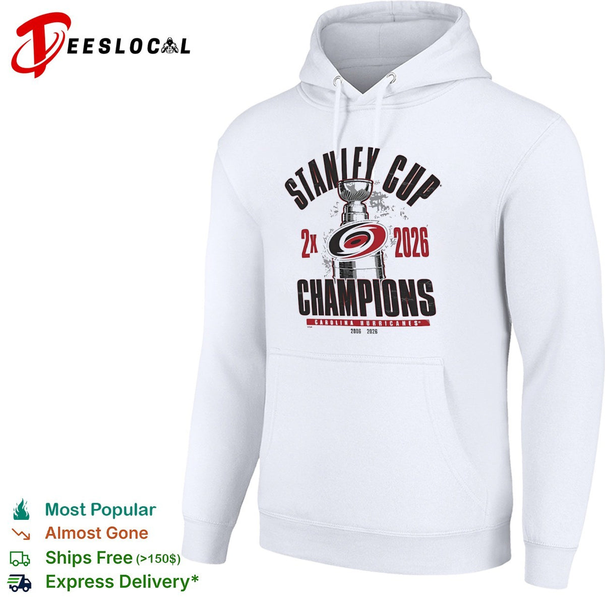 Carolina Hurricanes Stanley Cup 2x 2026 Champions 2006 2026 shirt