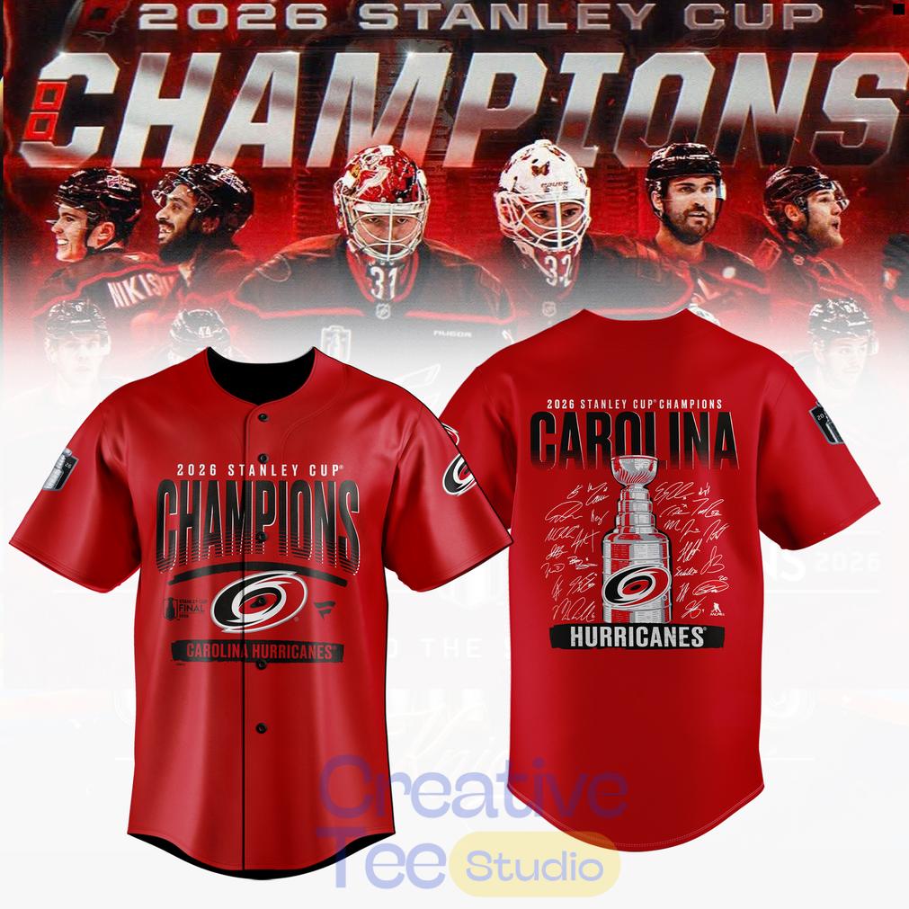 Carolina Hurricanes Stanley Cup Champions 2026 Limited Edition Baseball Jersey