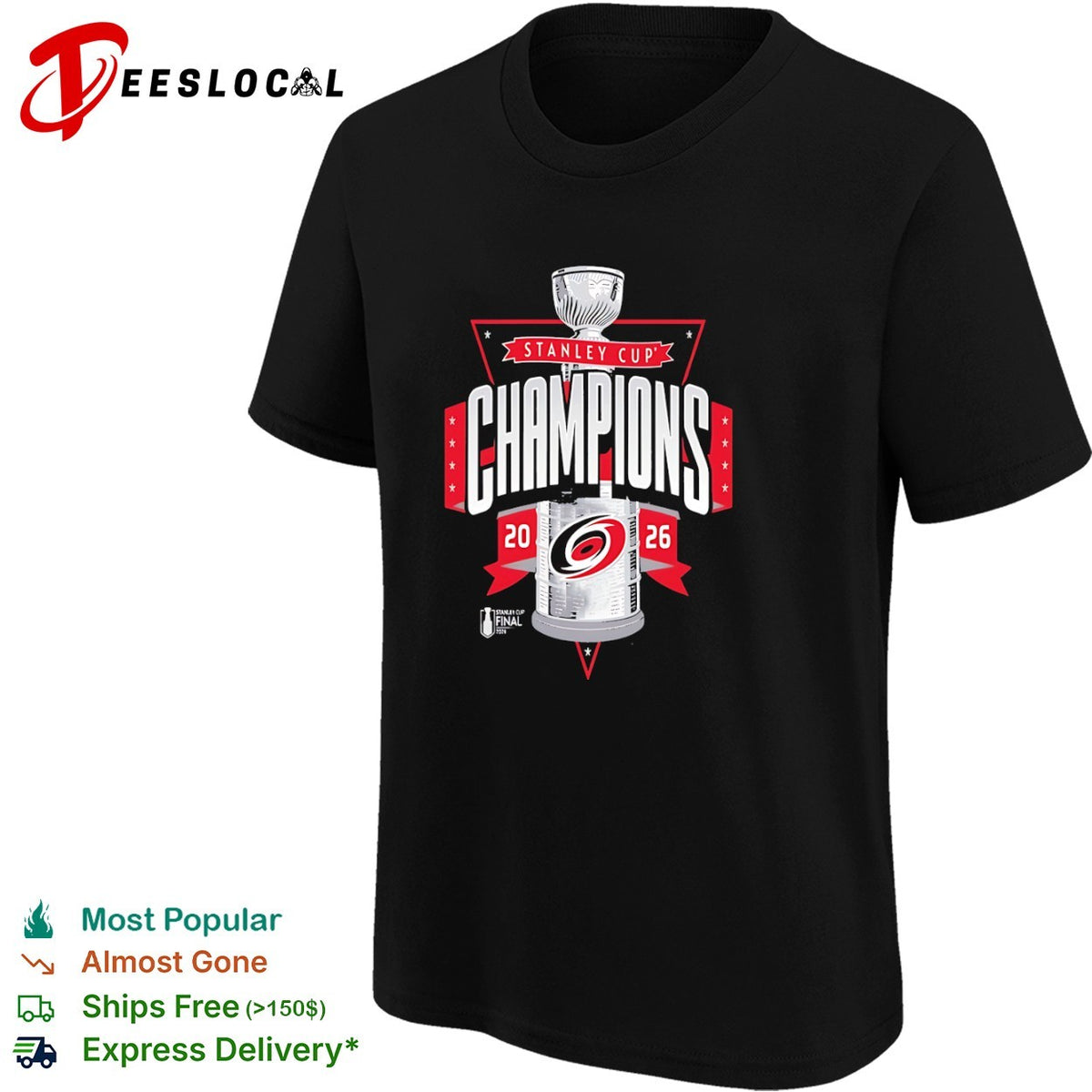 Carolina Hurricanes Stanley Cup Champions 2026 NHL Final shirt