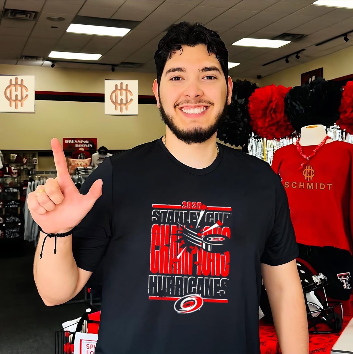 Carolina Hurricanes Stanley Cup Champions 2026 trophy shirt
