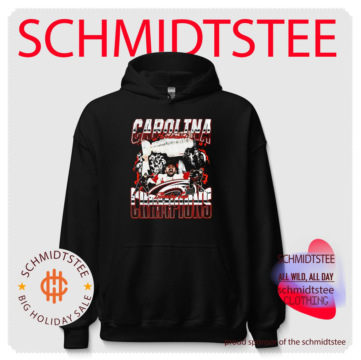 Carolina Hurricanes Stanley Cup Champions retro shirt