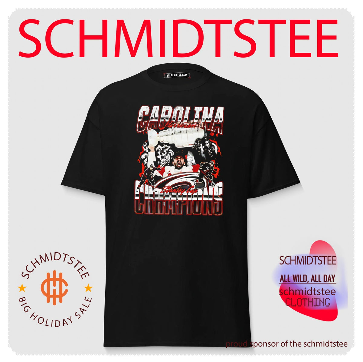 Carolina Hurricanes Stanley Cup Champions retro shirt