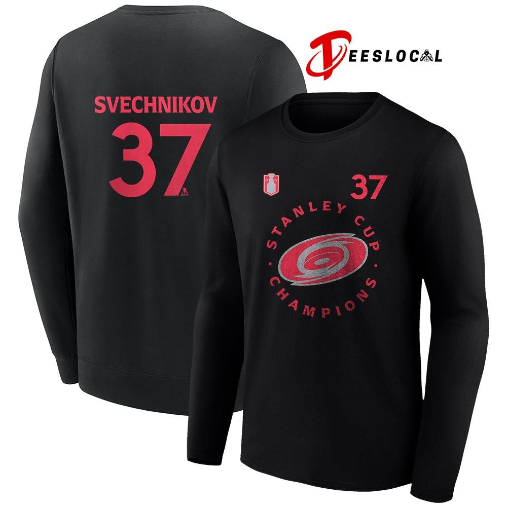 Carolina Hurricanes Stanley Cup champions Andrei Svechnikov logo shirt