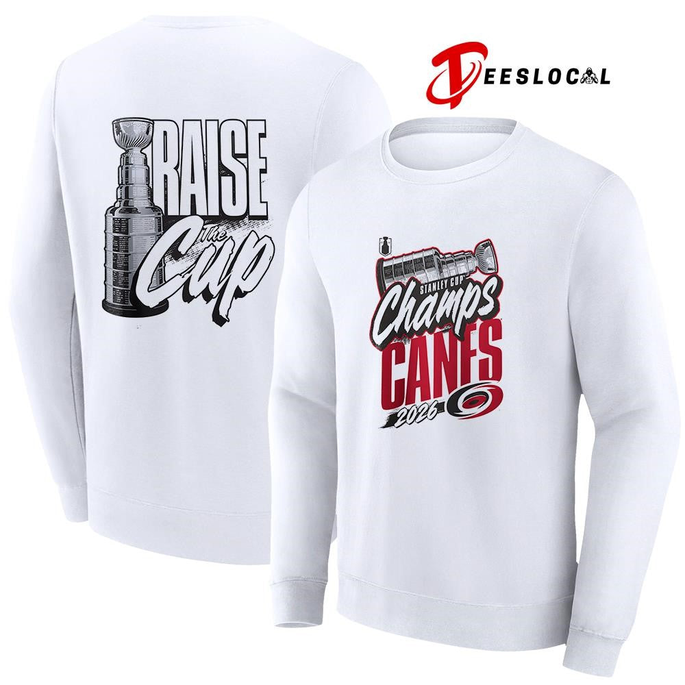 Carolina Hurricanes Stanley Cup champions raise the Cup shirt