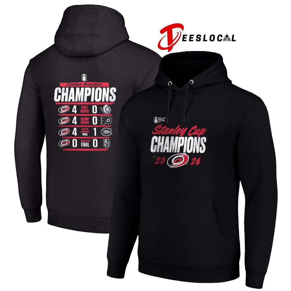 Carolina Hurricanes Stanley Cup champions schedule shirt