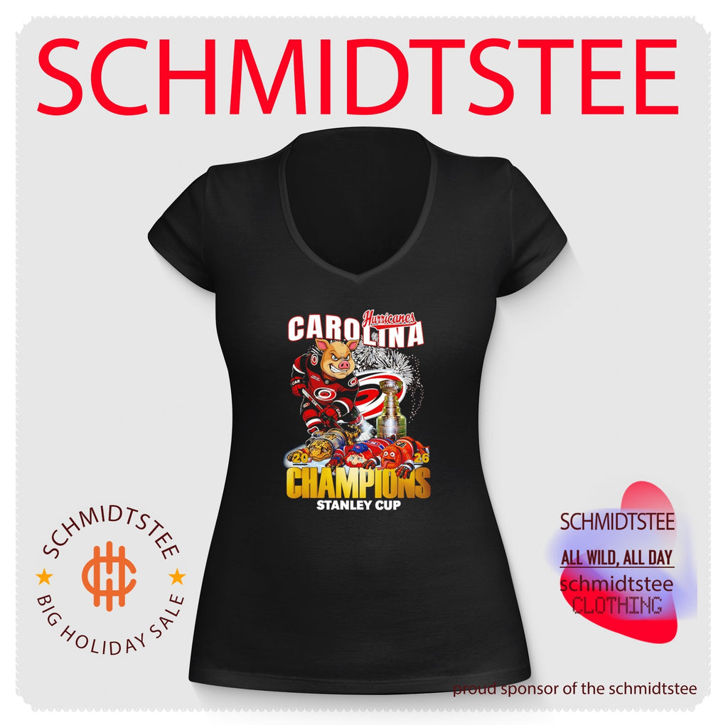 Carolina Hurricanes hockey 2025 2026 Stanley Cup Champions mascot shirt