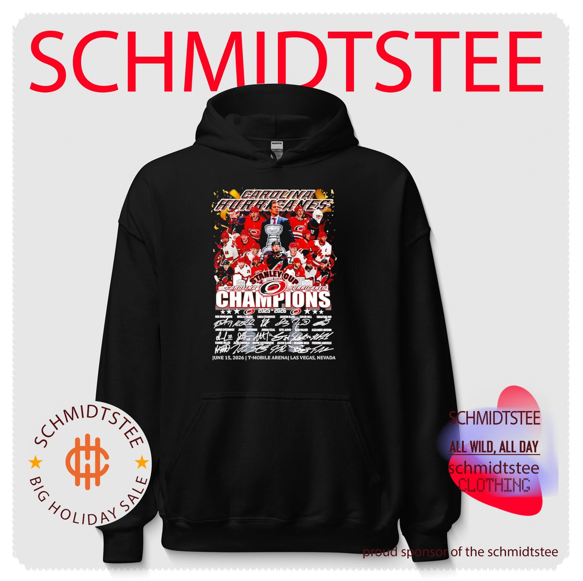 Carolina Hurricanes hockey 2025 2026 Stanley Cup Champions signature graphic shirt