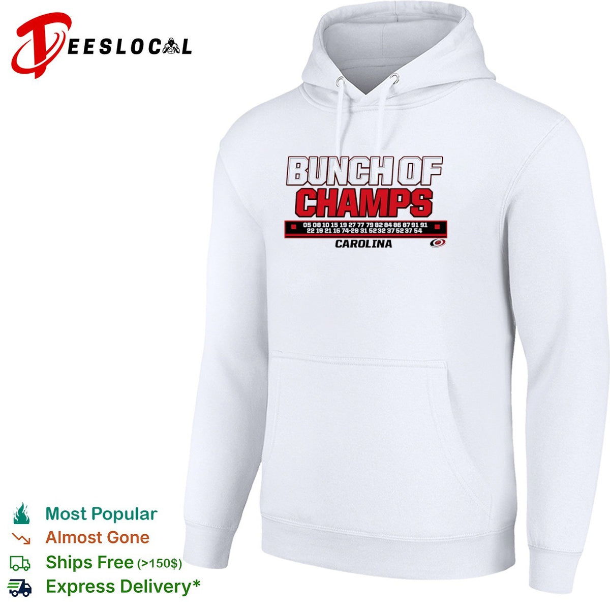 Carolina Hurricanes ice hockey bunch of champs shirt