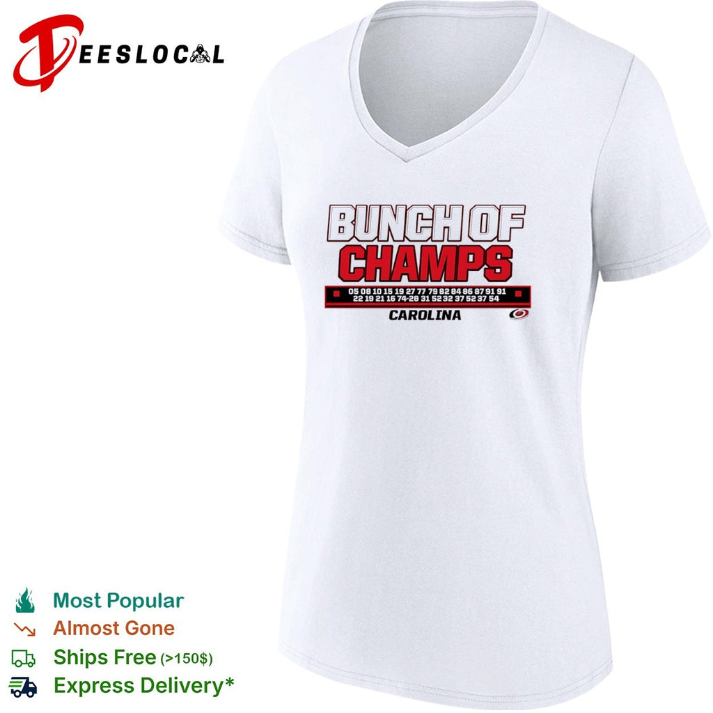 Carolina Hurricanes ice hockey bunch of champs shirt