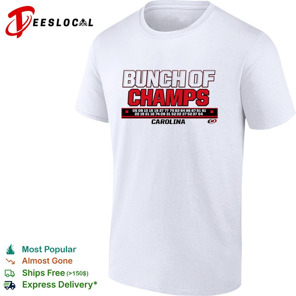 Carolina Hurricanes ice hockey bunch of champs shirt