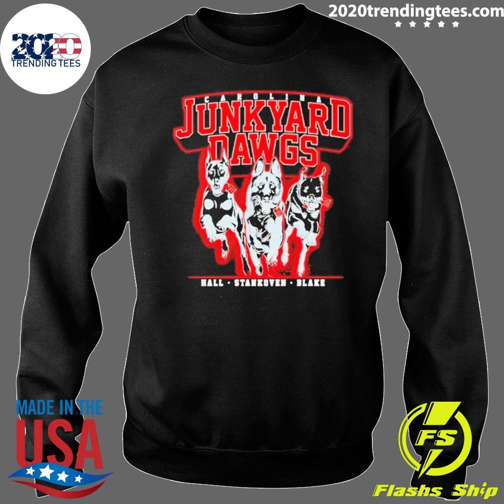 Carolina Junkyard Dawgs Logan Stankoven Taylor Hall and Jackson Blake Shirt