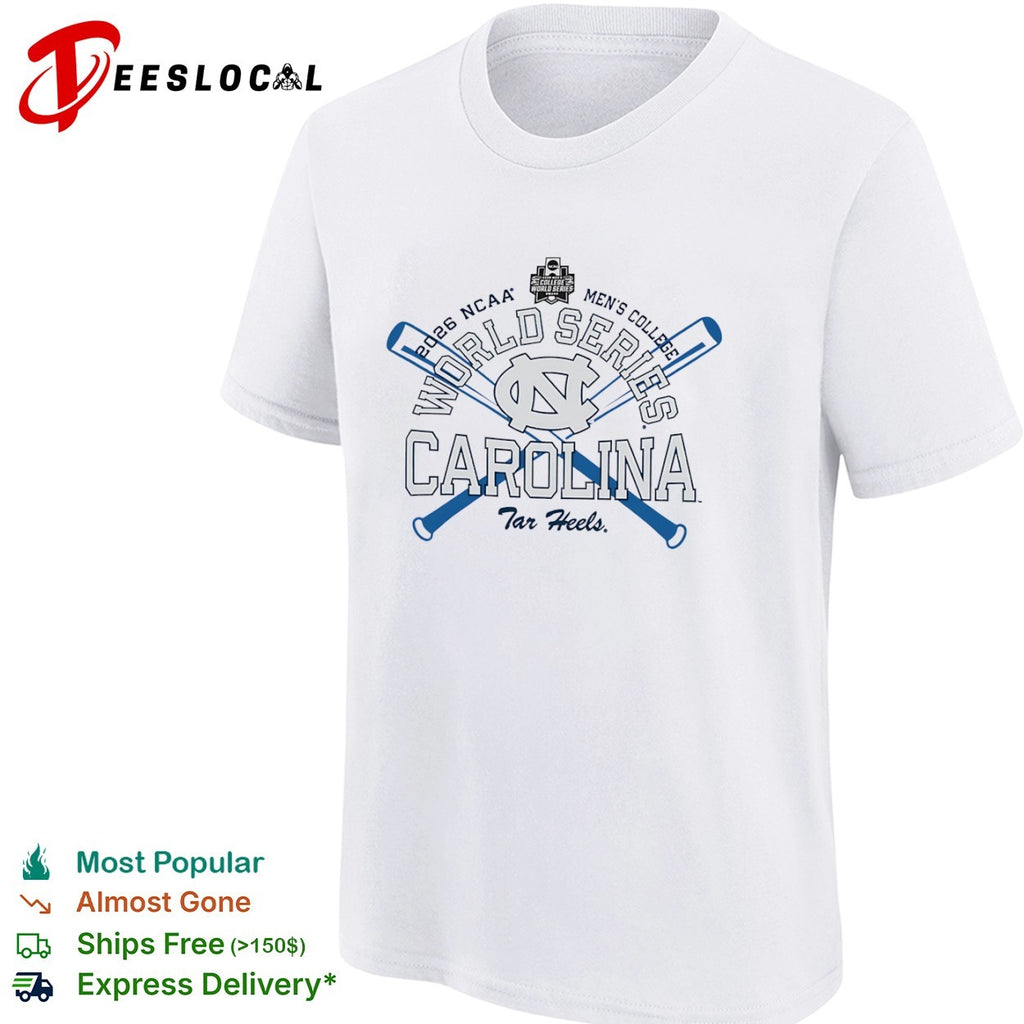 Carolina Tar Heels NCAA Men’s College World Series 2026 shirt