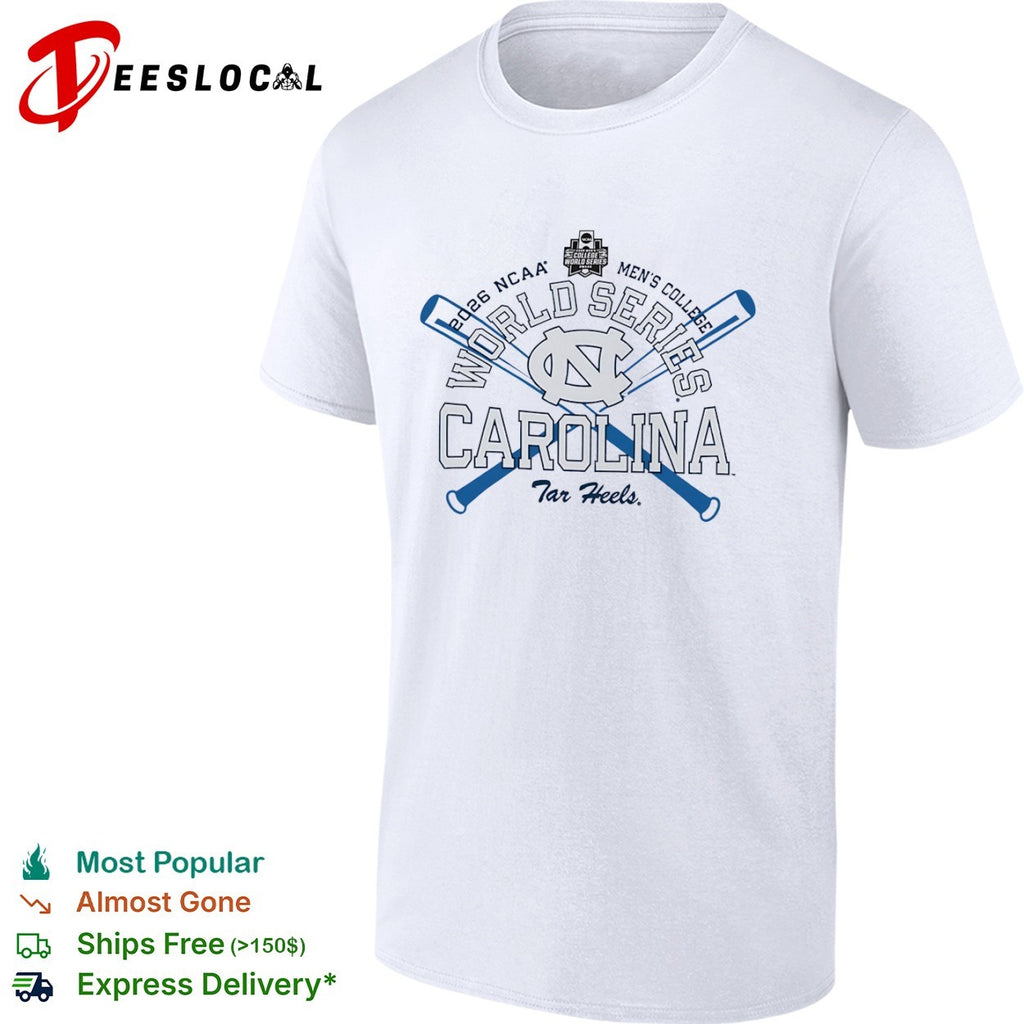 Carolina Tar Heels NCAA Men’s College World Series 2026 shirt