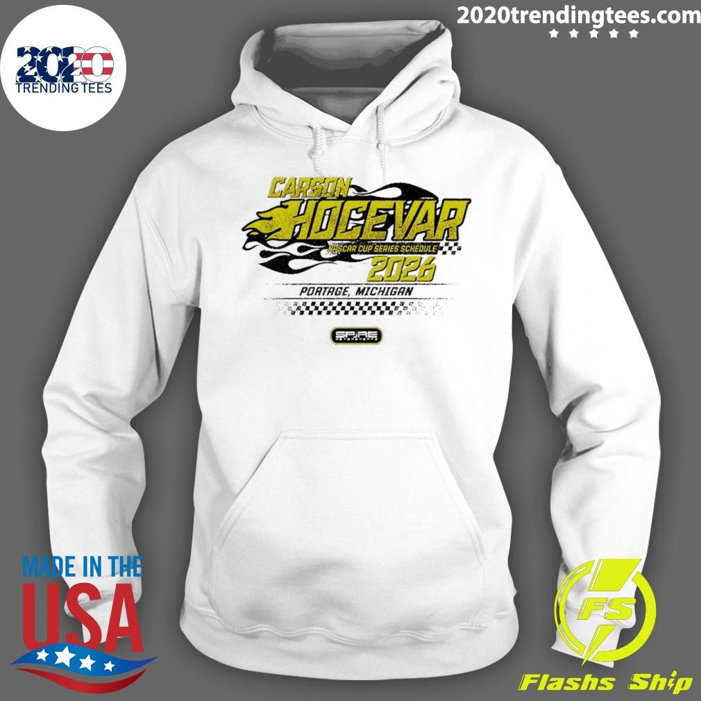Carson Hocevar #77 Racing Nascar 2026 Schedule Shirt