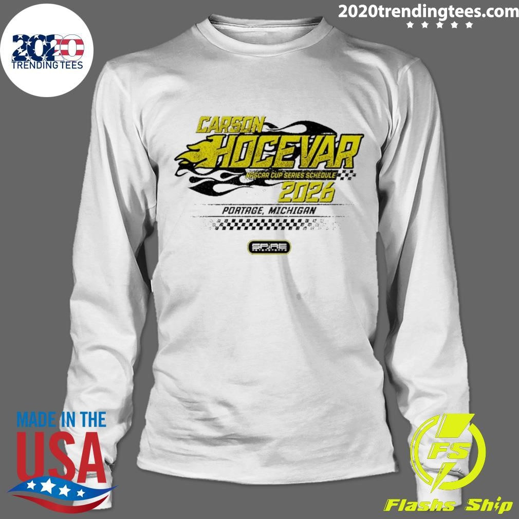 Carson Hocevar #77 Racing Nascar 2026 Schedule Shirt