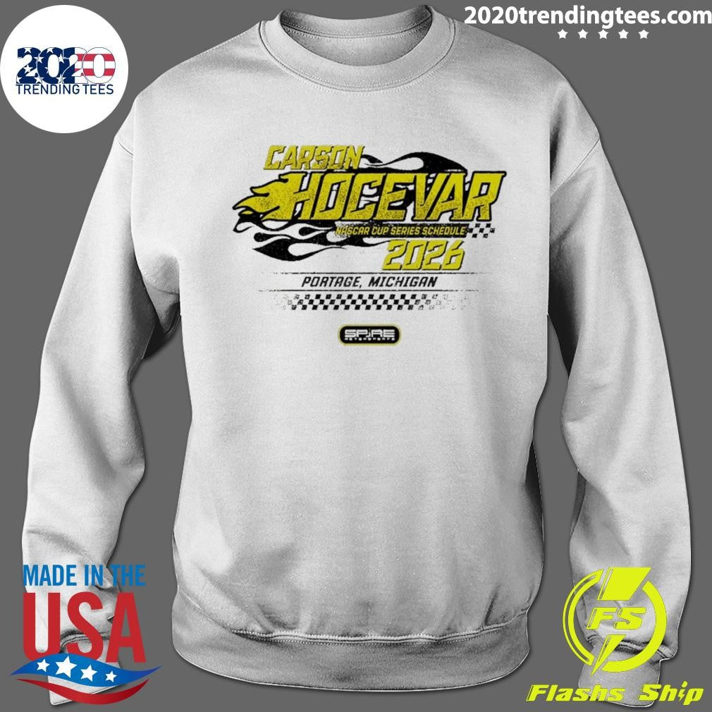 Carson Hocevar #77 Racing Nascar 2026 Schedule Shirt