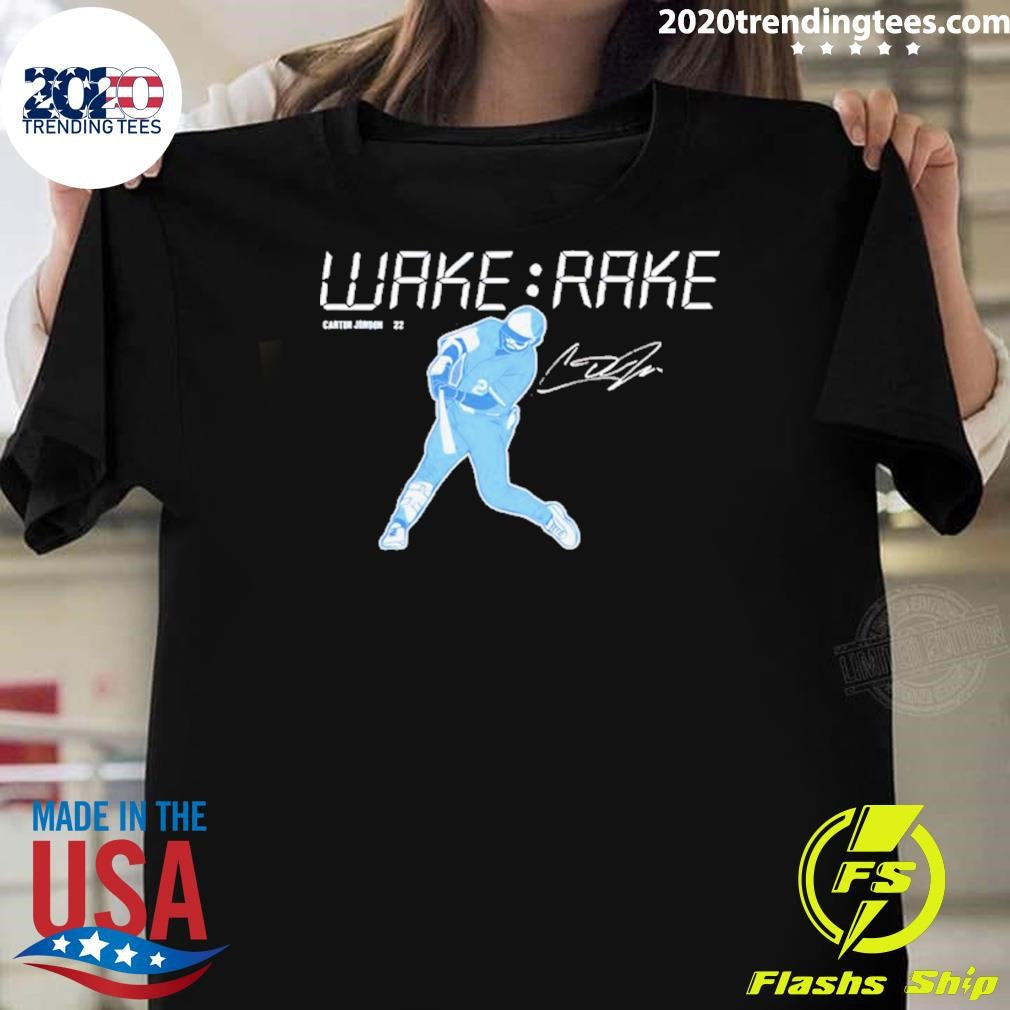 Carter Jensen Kansas City Royals Wake & Rake Signature Shirt