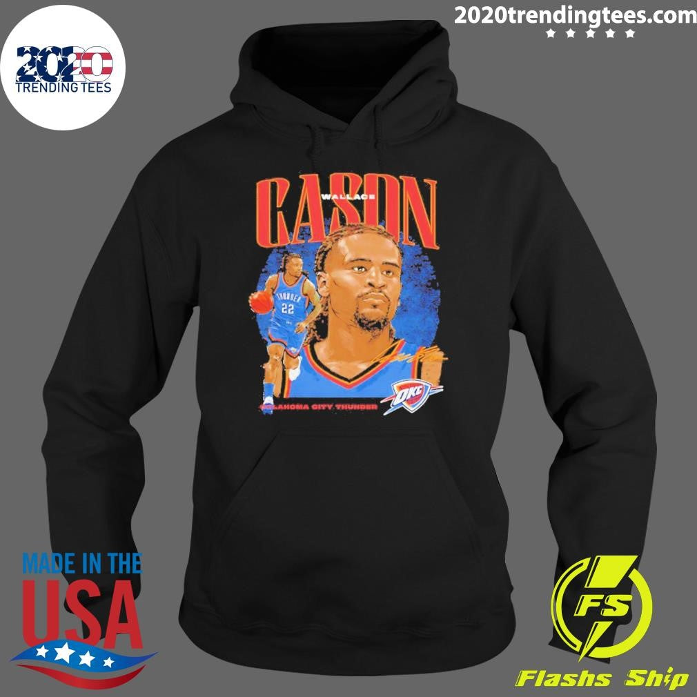 Cason Wallace Dual Graphic Oklahoma City Thunder Shirt