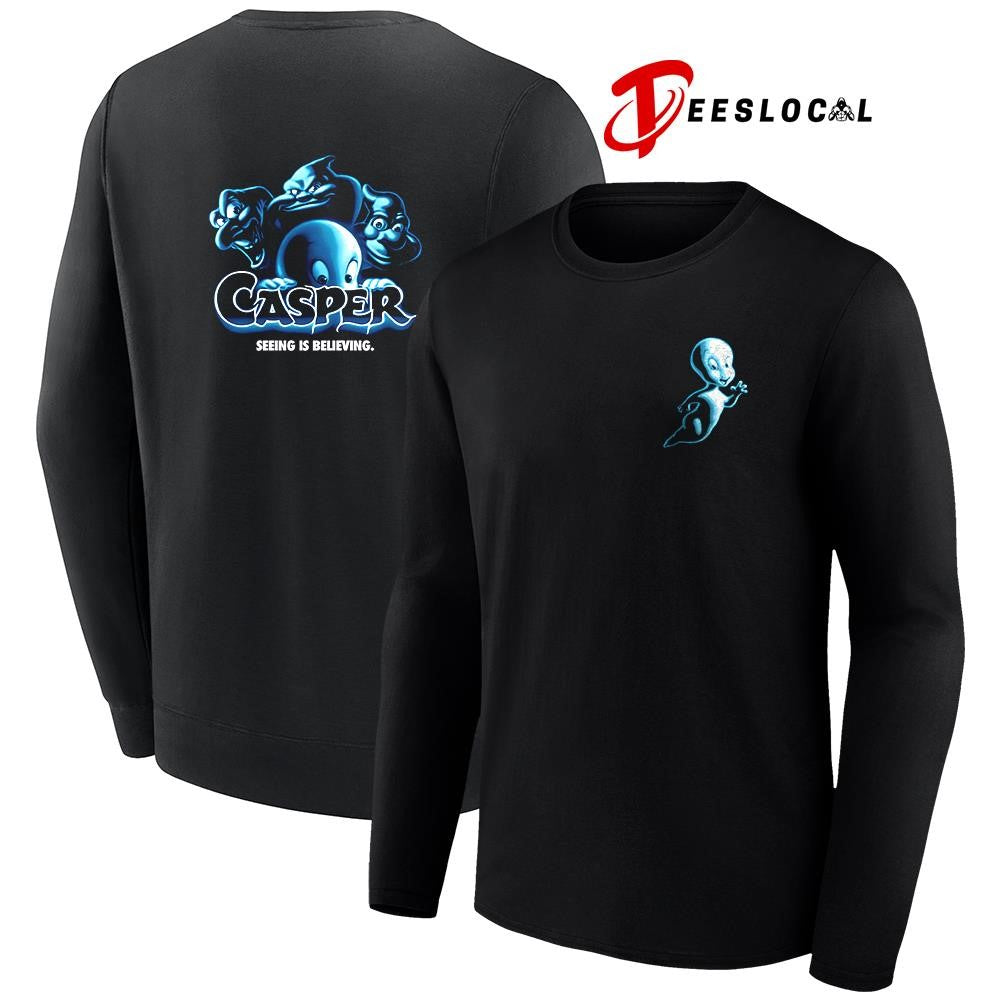Casper seeing is believing Halloween graphic shirt