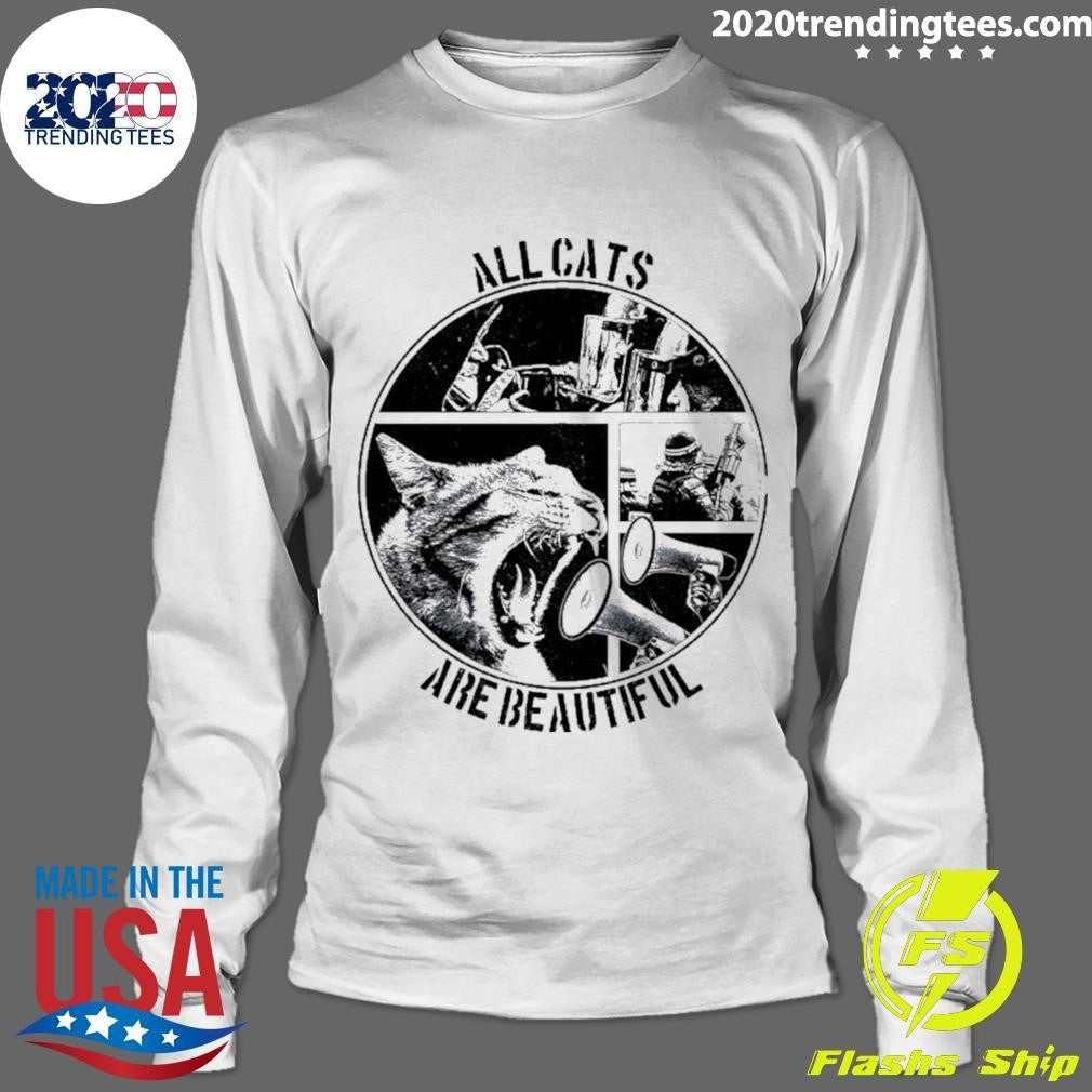 Cat And Soldier All Cats Are Beautiful Shirt