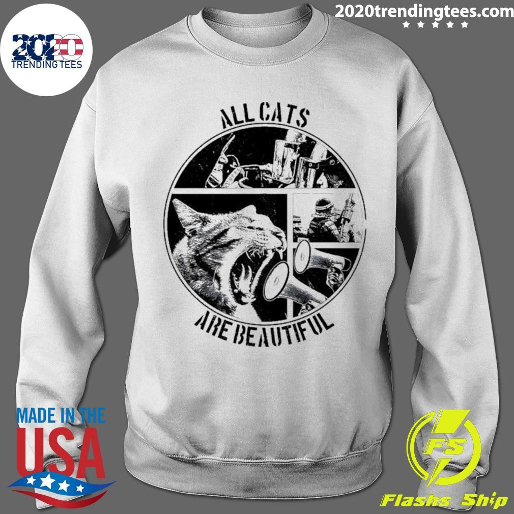 Cat And Soldier All Cats Are Beautiful Shirt