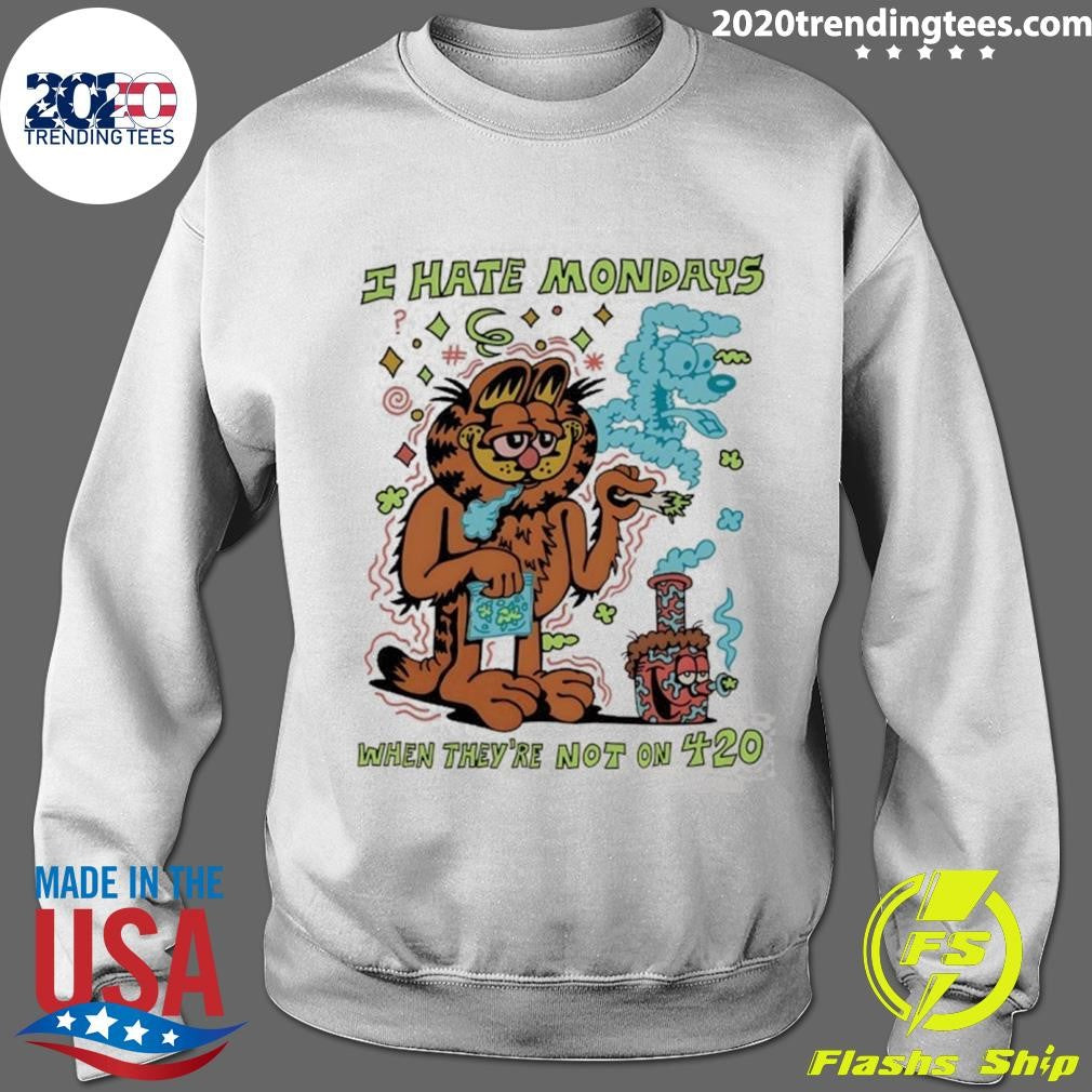 Cat I Hate Mondays When They’re Not On 420 Shirt