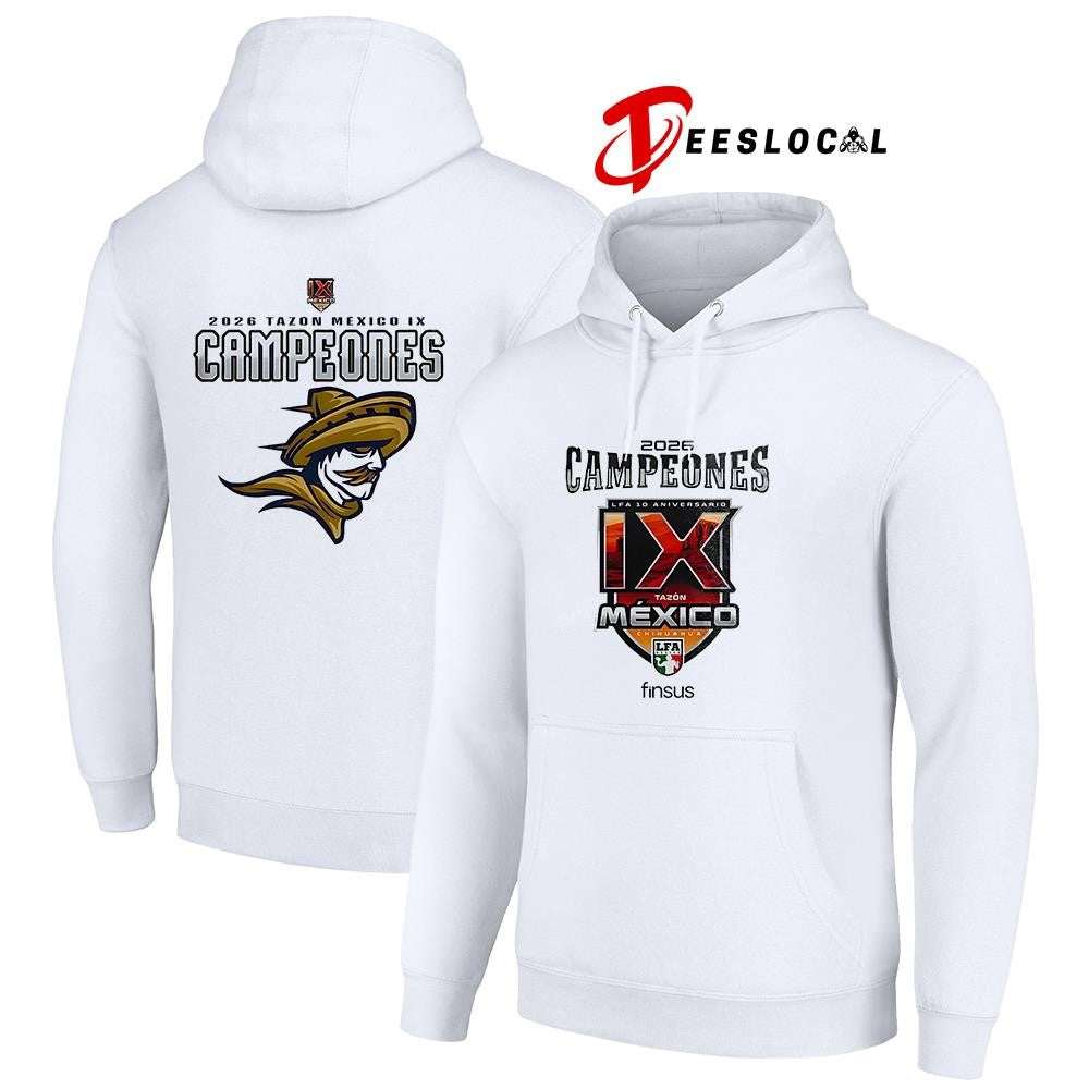 Caudillos de Chihuahua Campeones del Tazón México IX Playera Conmemo logo shirt