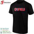 Caufield Montreal Canadiens hockey player number 13 typography shirt