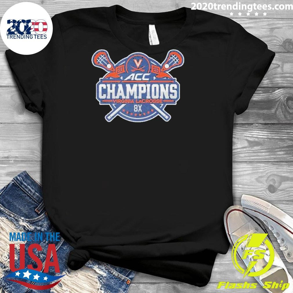 Cavaliers 8x Acc Lacrosse Champions Shirt
